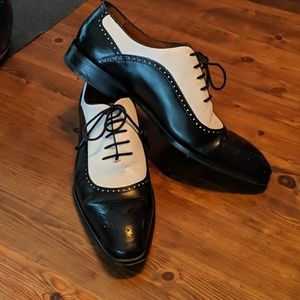 Mezlan COMEDIA black/white oxfords